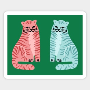 TWO TIGERS Magnet